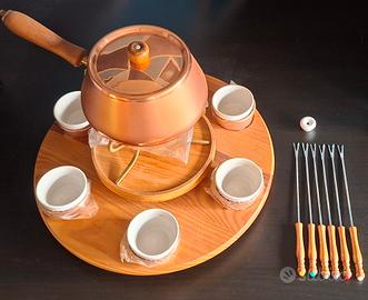 Kit in rame per fondue