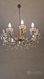 Elegante Lampadario Vintage - 10 Luci - Anni '60