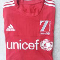 Maglia adidas David Beckham Unicef Rossa