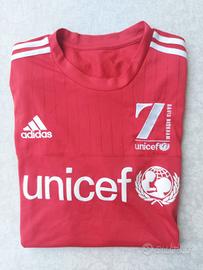 Maglia adidas David Beckham Unicef Rossa