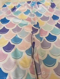 Leggings elastici bambina fantasia squame