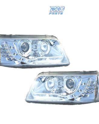 FARI VOLKSWAGEN VW T5 03-09 LUCE DIURNA A LED FOND