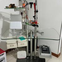 Scrivania x PC in vetro