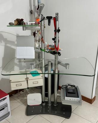 Scrivania x PC in vetro