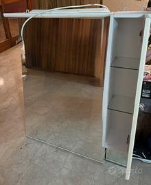 Armadietto con specchio bagno