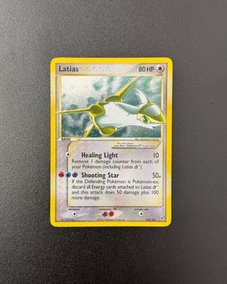 Pokemon Latias Gold Star 105/107 EX Deoxys - Holo