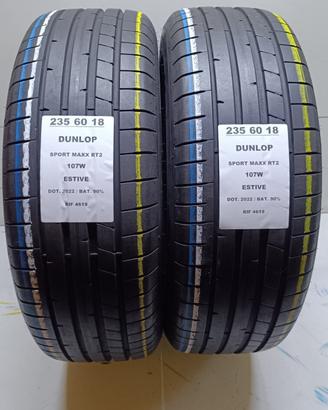 2 GOMME 235 60 18 107W DUNLOP RIF4619