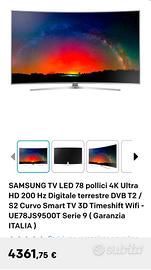 tv Samsung 78 pollici 