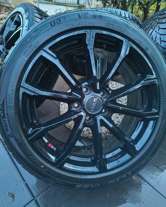 Cerchi in lega Mak Da Vinci 7,5x17 5x108 ET44 neri