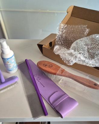 Set per la cura del pelo Spitz di Pomerania