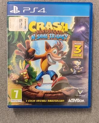 Crash Bandicoot nsane trilogy gioco per PS4 