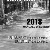 Manuali officina x Quad tutti modelli in ITALIANO