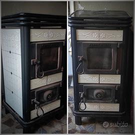 Stufa a Legna Castelmonte Isabella - Ceramica