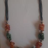 Collana MG Red Verde Ambra