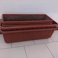 Fioriere di plastica 
