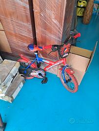bicicletta bambino spiderman 