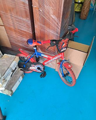 bicicletta bambino spiderman 