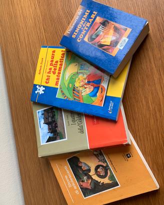 3 libri per ragazzi + dizionario sinonimi e contra