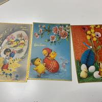 4 cartoline vintage Pasqua