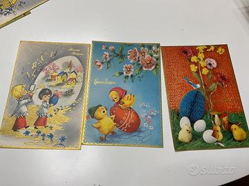 4 cartoline vintage Pasqua