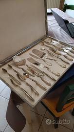 servizio posate in argento 800 da 21 pezzi