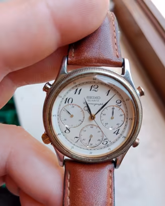 Seiko 7A28-6020 Cronografo Vintage Anni 80 Japan -