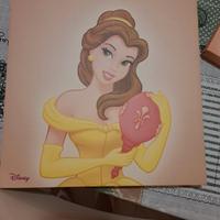 4 quadretti principesse Disney