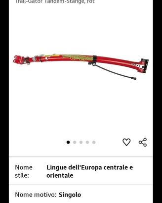traino per bici bambini trail gator