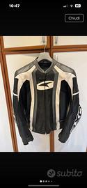 Giacca Moto in pelle con protezioni Tg L AXO
