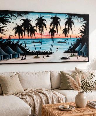 quadro di grosse dimensioni Zanzibar 