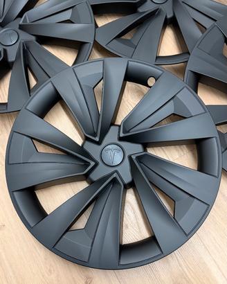 4 copri cerchi Helix neri Tesla Model Y 19 Premium