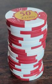 40 fiches poker clay 