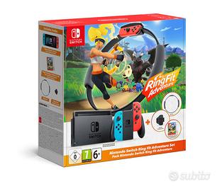 Nintendo Switch con Ring fit e accessori