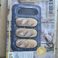 Teglia per pane - Stampo per baguette