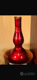 Vaso e Centrotavola IVV in vetro artistico e oro
