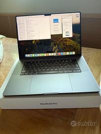 MACBOOK PRO 16" M1 MAX 64GB RAM 1 TB SSD