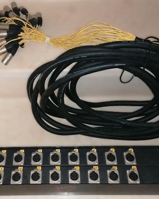 Stage Box a 16 Canali / Doppia Frusta (16x2 xlr)