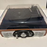 1byone - Giradischi stereo a 3 velocità a cinghia.