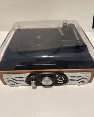 1byone - Giradischi stereo a 3 velocità a cinghia.