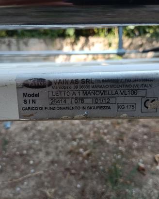 Letto per degenza