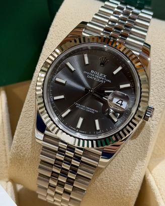 Rolex Dj 126334 41mm 2023 Jubilee Rhodium Like New