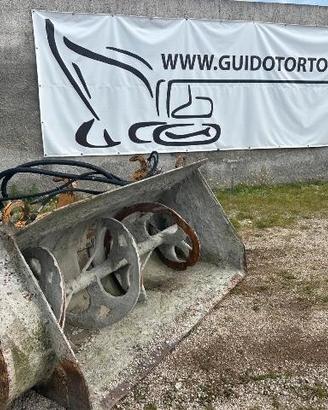benna miscelatrice da 400 lt per pala gommata