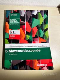 ZANICHELLI Matematica.verde 5° anno - Ottime cond.