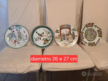 Piatti orientali dipinti a mano 