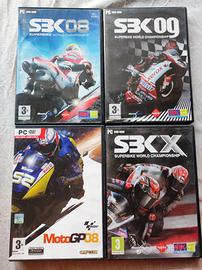 Lotto Videogioco PC DVD SBK 08 09 X 10 MotoGP08