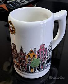 Boccale birra Amstel con soggetto  Amsterdam