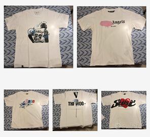 T-shirt Jordan, Palm Angels, BAPE, VLONE e Stüssy