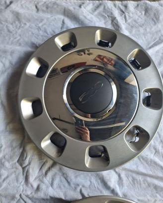 Copricerchi fiat 500 ORIGINALI cromati