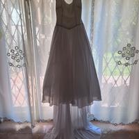 Abito da sposa in pura seta – fatto a mano, taglia