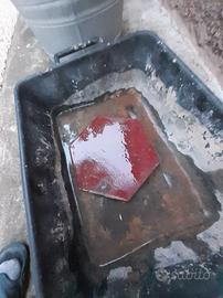 Cementine esagonali antiche di recupero